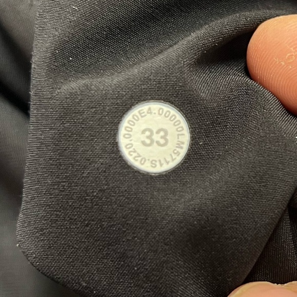 Lululemon Men's Commission Warpstreme Pant Size 33 in Stoney Gray - Picture 14 of 15